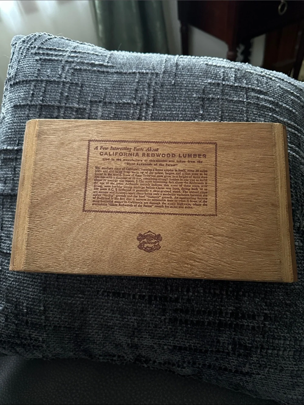 Vtg California Redwood Tray San Gabriel Fiesta 14